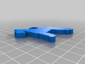 schnauzer keychain keychains customized 3d print model - Mito3D