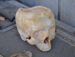 skull bowl props 3dpt 3d print model - Mito3D