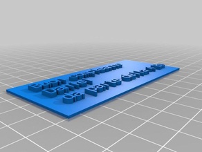 compleanno di daniel altri personalizzato 3d print model - Mito3D