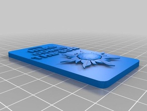 işte güneş geliyor Anahtarlık 3d print model - Mito3D