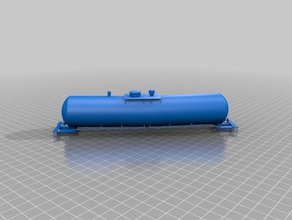 ho tankcar tanker araçlar 3d print model - Mito3D