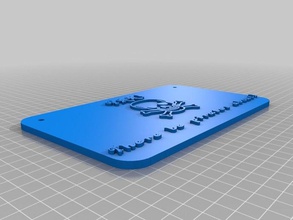 pirata signos logotipos personalizado 3d print model - Mito3D