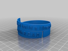 ghana bracelet art customized 3d print model - Mito3D