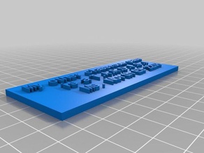 pass norte outros personalizado 3d print model - Mito3D