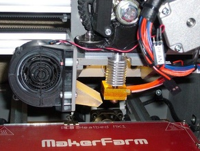 blower duct makerfarm i3v print cooler 3d printer accessories 3d print model - Mito3D