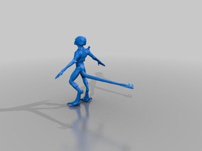 alien 6 creature 3d print model - Mito3D