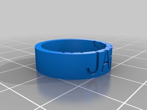 jah savage anéis personalizado 3d print model - Mito3D