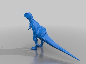 trex düşük yaratıklar 3d print model - Mito3D