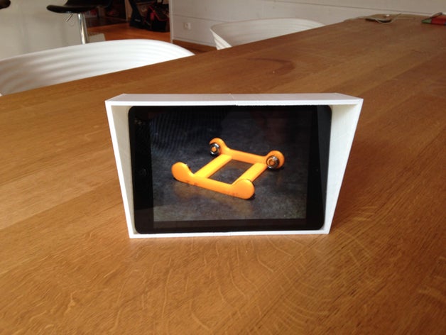 ipad mini cabine tablet stand 3D print model - Mito3D