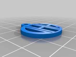 debbie monogram pendant gioielli personalizzato 3d print model - Mito3D