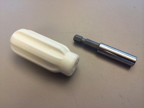 nut driver handle tools screwdriver 3d print model - Mito3D