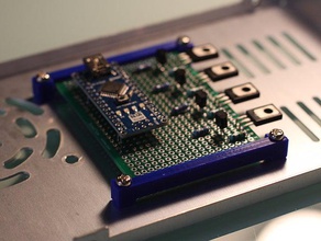 pcb mount - Elektronik arduino circuit board Robotik 3d print model - Mito3D