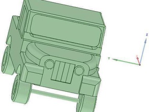 jeep mm 540 dp mahindra thar diğer 3d print model - Mito3D