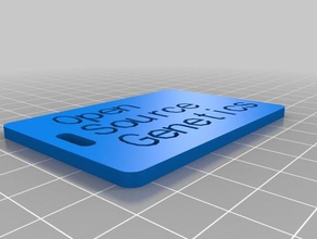 mi personalizados personalizador versión de equipaje etiqueta v2 organización 3d print model - Mito3D