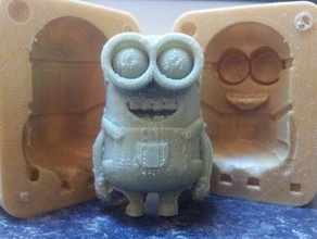 minion dave mold creatures casting oogoo 3d print model - Mito3D
