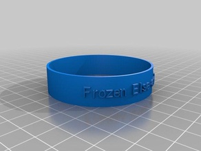 mon personnalisés en simple poème bracelet l'art 3d print model - Mito3D