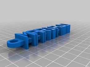 llavero mariajo aliviar organización personalizado 3d print model - Mito3D