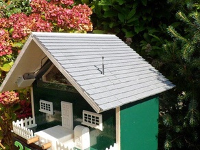 roof forbird house other 3d print model - Mito3D