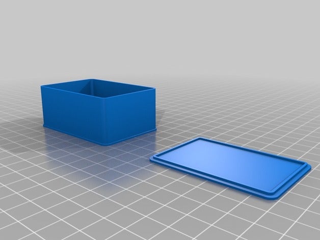 meine individuelle Fall rechteckig 40 60 25 Container kundengebundene 3D print model - Mito3D