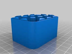 aa battery holder 12 batteries containers customized 3d print model - Mito3D
