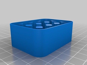 aa battery holder 12 batteries top containers customized 3d print model - Mito3D