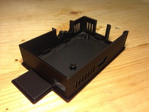 raspberry pi adafruit lcd durumunda revize etti bilgisayar durumda raspi 3d print model - Mito3D