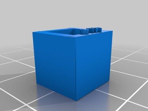 q-tip box ménage 3d print model - Mito3D