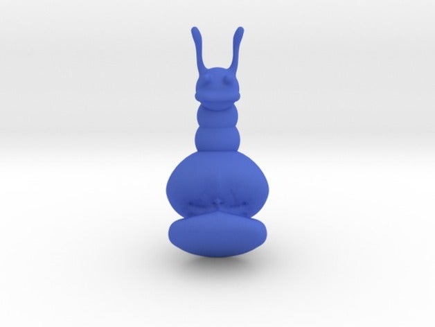 catterpilar aka grub creatures alice wonderland 3D print model - Mito3D