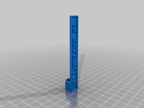 am computer 1 cable label organization customized 3d print model - Mito3D