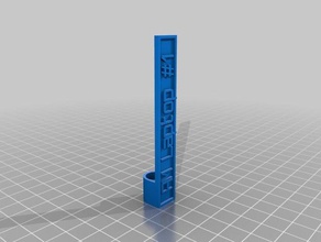 am laptop 1 cable label organization customized 3d print model - Mito3D