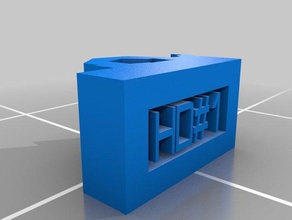hd1 2mm organizzazione personalizzato 3d print model - Mito3D