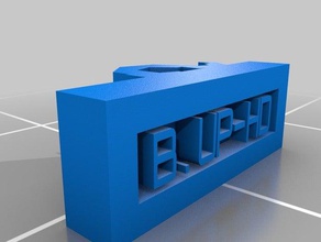 bup hd 2mm organizzazione personalizzato 3d print model - Mito3D