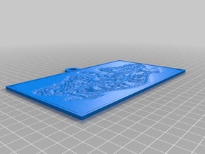 i delfini 2d art personalizzato 3d print model - Mito3D