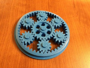 avas engranaje de juguete 2 mecánica juguetes 3d print model - Mito3D