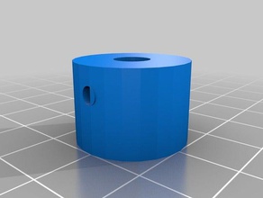 basic cylinder knob electronics potentiometer rotary switch 3d print model - Mito3D