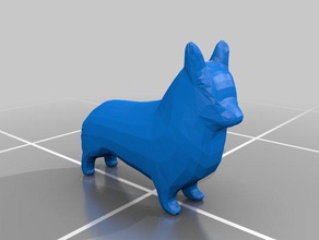 corgi animais 3d print model - Mito3D