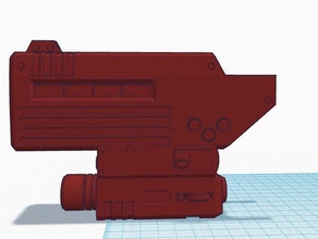 odst frente halo magnum adereços 3d print model - Mito3D