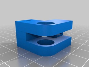 qu-yedek alanında iki kol yukarı bir bd 3d yazıcı ekstruderler anubis iki-up 3d print model - Mito3D
