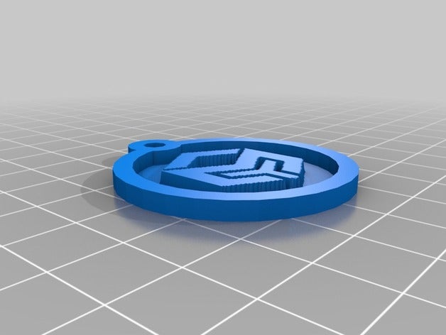 makeit logo de porte-clés personnalisé 3D print model - Mito3D
