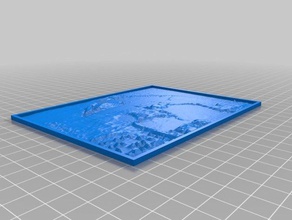 litho encadré 4 2 d art personnalisé 3d print model - Mito3D