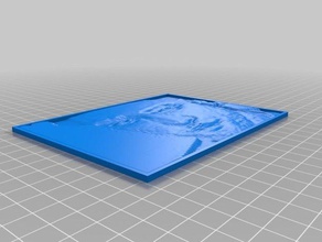 litho l'encadré 5 2 d art personnalisé 3d print model - Mito3D