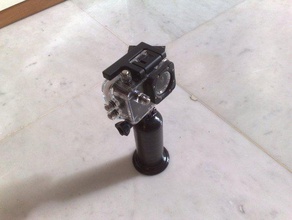 sj4000 gopro scuba Griff Kamera 3d print model - Mito3D