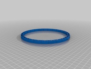 mi personalizados flexible alessandro pulseras 3d print model - Mito3D