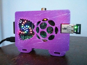 case raspberry pi piglow electronics raspberrypi housing 3d print model - Mito3D