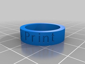 meine benutzerdefinierte ring 4 875 Ringe 3d print model - Mito3D