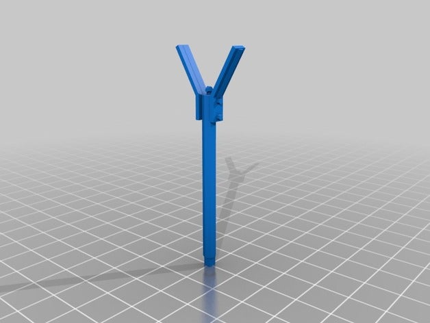 railroad crossing barrier support pole mechanical toys railway train 3D print model - Mito3D