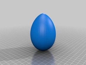 la forma del huevo primitivo de matemáticas personalizado 3d print model - Mito3D
