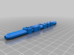 meine angepasste bic Wort Stift office 3d print model - Mito3D