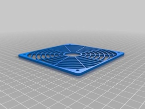 mon personnalisés grille du ventilateur 3d de l'imprimante accessoires 3d print model - Mito3D