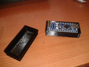 nano storage box tool holders boxes arduino case 3d print model - Mito3D